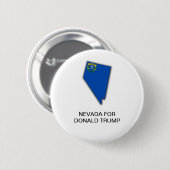 NEVADA voor DONALD TRUMP 2020 Button (Voorkant /achterkant)