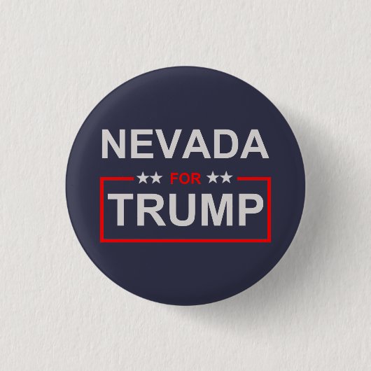 Nevada voor Trump Ronde Button 3,2 Cm (Voorkant)
