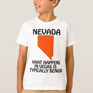 Nevada - Wat er in Vegas gebeurt is meestal onscha T-shirt