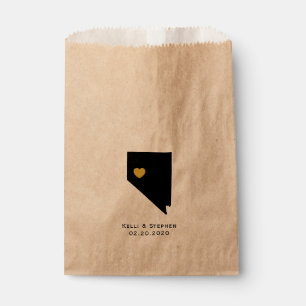 Nevada Wedding Favor Treat Sacks, Gift Bags Bedankzakje