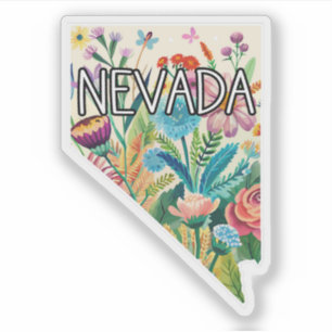 Nevada Wildflower Sticker