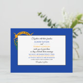 Nevadan vlag, vlag van Nevada bruiloft Kaart (Staand voorkant)