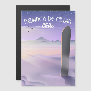 Nevados de Chillan, Chilië Snowboarden poster.