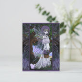 Nevaeh Lavender Spring Fairy Briefkaart (Staand voorkant)