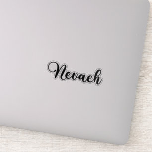 Nevaeh naam - handgeschreven kalligrafie sticker