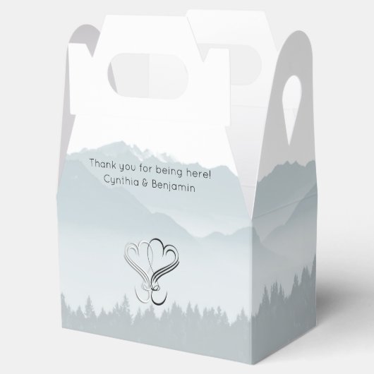 Nevelbergen Hartjes Bruiloft Bedankt Bedankdoosjes (Geopend)