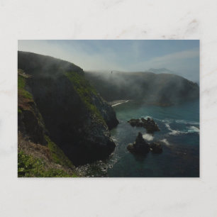 Nevelig Anacapa-eiland bij Channel Islands Briefkaart
