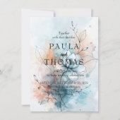 Nevelige Bloemen Kaart (Voorkant)