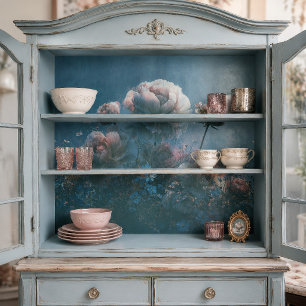 Nevelige Blush Pioenweide Decoupage Tissuepapier