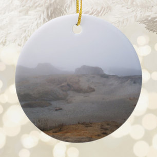 Nevelige Dag Foto Keramisch Ornament