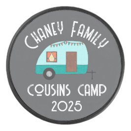 Neven Kamp Retro Camper Hockey Puck