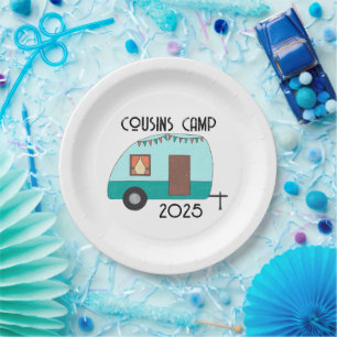 Neven Kamp Retro Camper Papieren Bordje