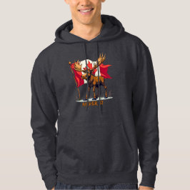 Never 51, Moose, Canada Canadese vlag esdoornblad, Hoodie