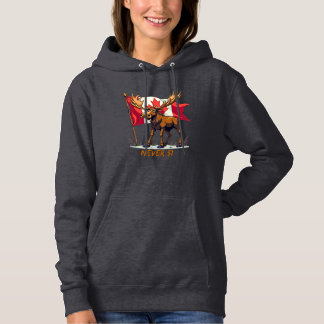 Never 51, Moose, Canada Canadese vlag esdoornblad, Hoodie