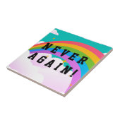 NEVER AGAIN TEGELTJE (Zijkant)