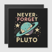 Never Forget Pluto Space Science (Voorkant / Achterkant)