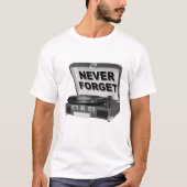 Never Forget Records T-shirt drôle (Devant)