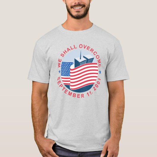 Never Forget September 11 Memorial Graphic T-Shirt (Voorkant)