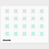 Never Forget The Difference You Make 2 Ronde Sticker (Vel)