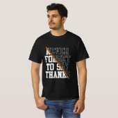 Never Forget To Say Thanks T-shirt (Voorkant volledig)