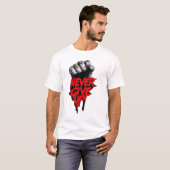 "NEVER GIVE UP" Gym T-Shirts for Men Online (Devant entier)