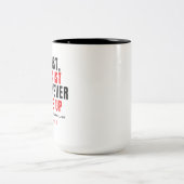 Never Give Up Two-Tone Mug (Centre)
