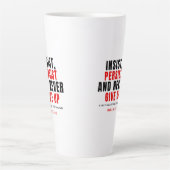 Never Give Up Two-Tone Mug (Devant)