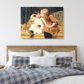 Never Mind (door Frederick Morgan) Canvas Afdruk (Insitu (Slaapkamer))