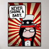 Never Shank a Baby - Poster (Devant)