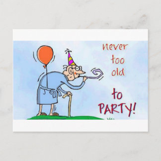 Never Too Old Briefkaart