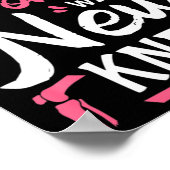 Never Underestimate A Women New Knee Replacement S Poster (Hoek)