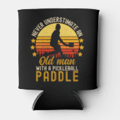 Never Understimate an Old Man With a Pickleball  Blikjeskoeler (Voorkant)