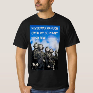 Never was so much owed poster t-shirt