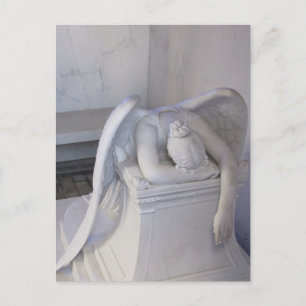 Never Weep Alone Angel Briefkaart (voorste uitzich