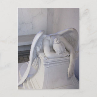 Never Weep Alone Angel Briefkaart (voorste uitzich