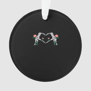 Never Wilts - Skelet Handen Rozen Ornament