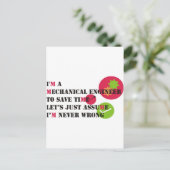 never wrong briefkaart (Staand voorkant)