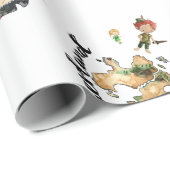 Neverland Adventure Peter Wendy Lost Boys Cadeaupapier (Rol Hoek)