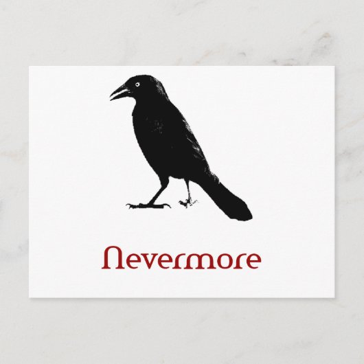 Nevermore Briefkaart (Voorkant)