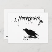 Nevermore Briefkaart (Voorkant / Achterkant)