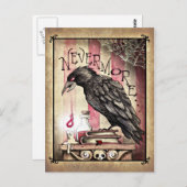 Nevermore Briefkaart (Voorkant / Achterkant)