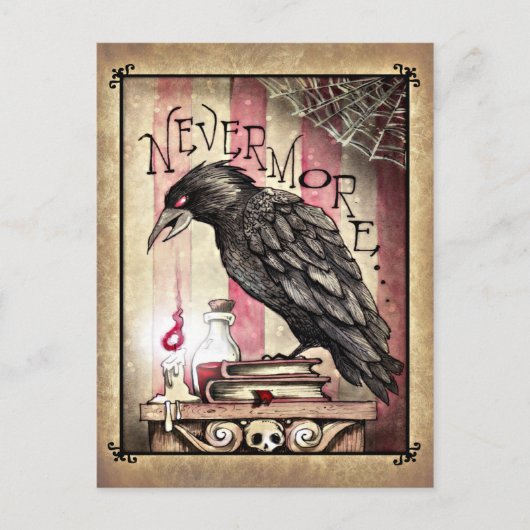 Nevermore Briefkaart (Voorkant)