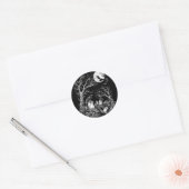 Nevermore Cemetery Ronde Sticker (Envelop)