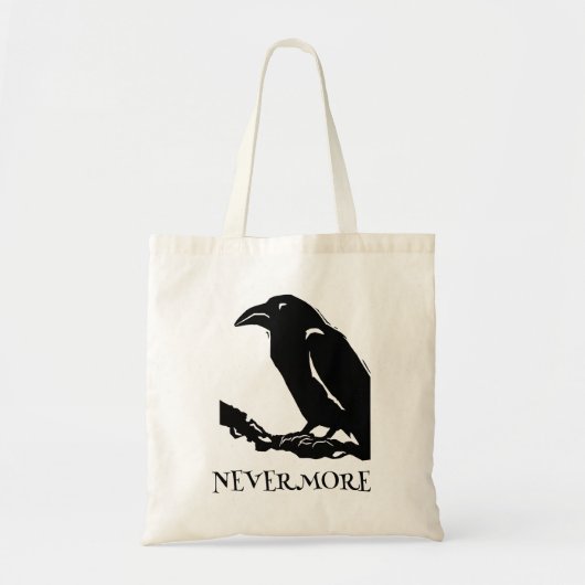 Nevermore Crow Raven Hocus Pocus Tote Bag (Voorkant)