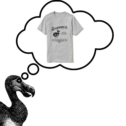 Nevermore Dodo Bird T-Shirt