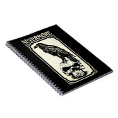 Nevermore | Edgar Allan Poe - Raven Notitieboek (Rechterzijde)
