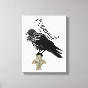 Nevermore Raven Canvas Afdruk