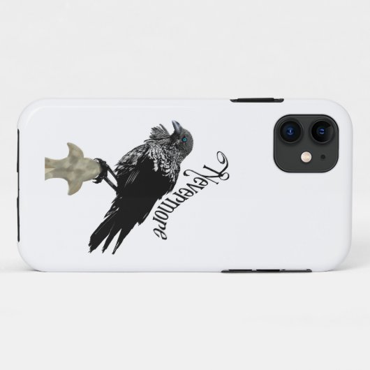 Nevermore Raven Case-Mate iPhone Case (Achterkant (horizontaal))