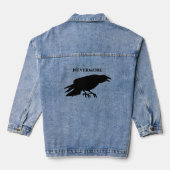 Nevermore Raven Denim Jacket (Achterkant)