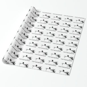 Nevermore Raven Edgar Allan Poe Design Cadeaupapier